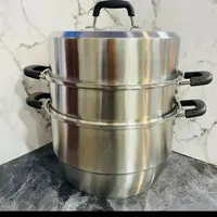 意大利丹斯曼34㎝三层超厚蒸锅汤蒸锅