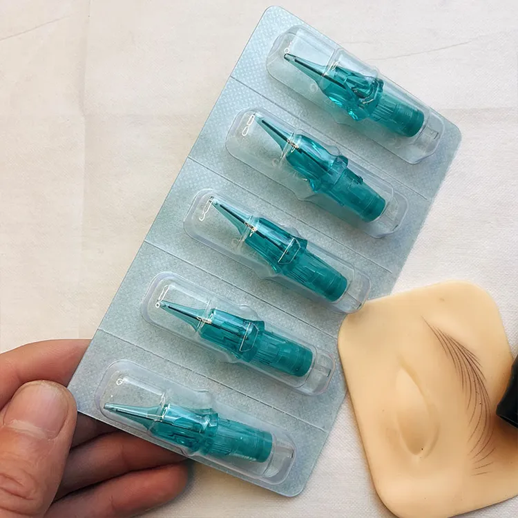 电流仪专用针纹绣机器针头欧洲唇颗粒雾眉纹眉漂唇眼线全抛一体针