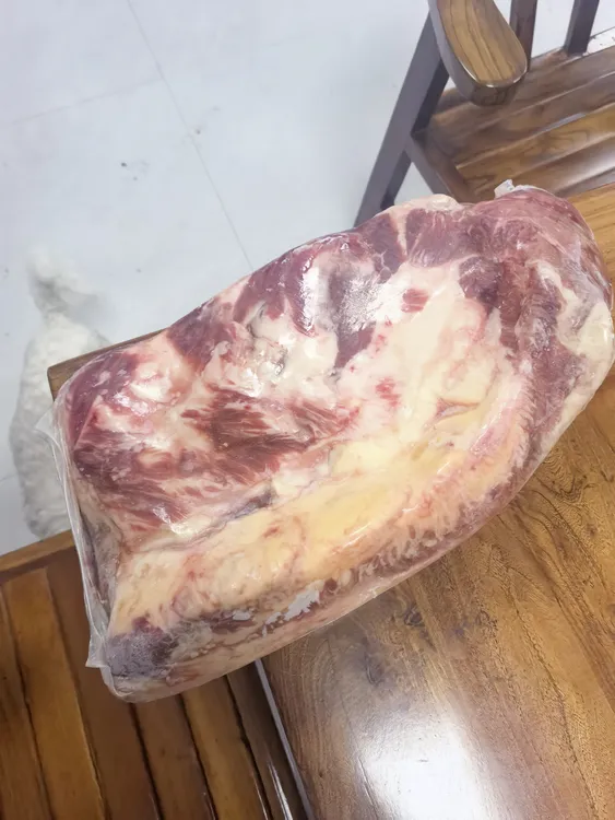 【带肉牛胸口油】高品质口感香脆精选原切烧烤必备牛胸口肉油