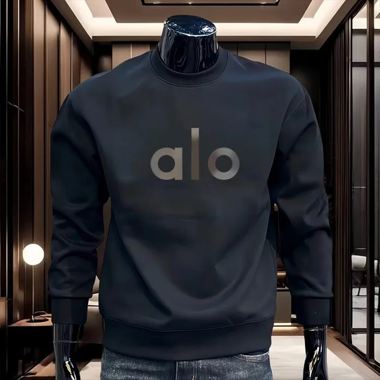 奥特莱斯清仓~大码2~300斤韩版潮牌设计感印花圆领卫衣男士上衣潮