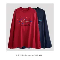 （特价）E22380星星印花重工休闲百搭T恤