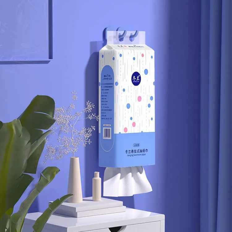 320抽6包4层清洁去污1包普通抽纸超薄大人母婴套装悬挂抽纸家用