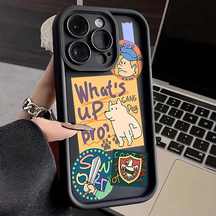 创意海报适用苹果16华为mate70荣耀手机壳oppo软壳vivo小米防摔套