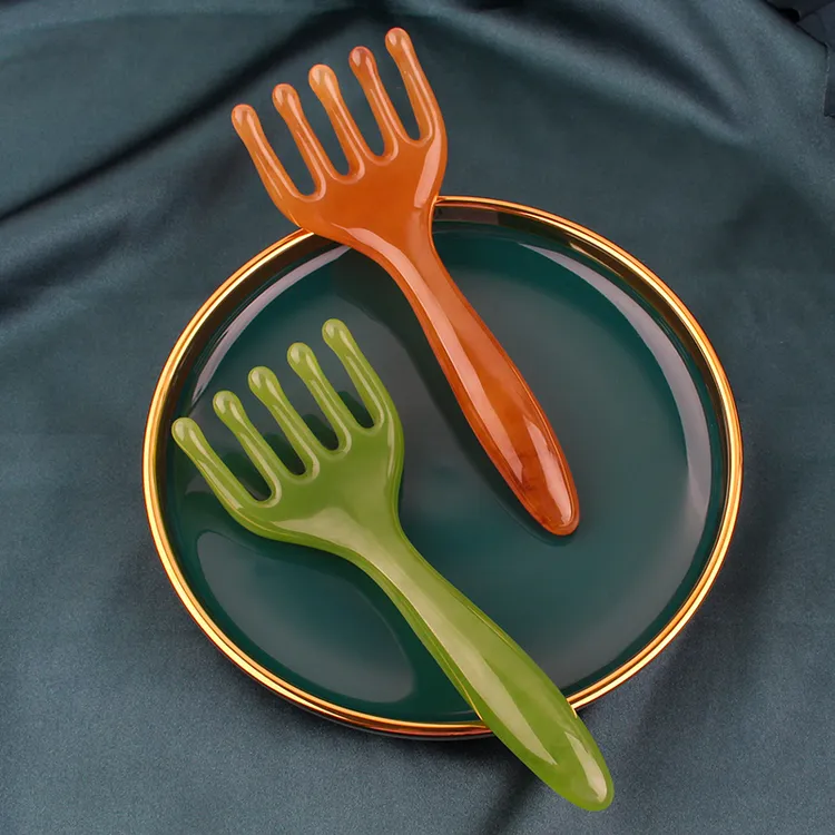 新款大号五爪按摩梳全身通用面部拨筋棒疏通头疗梳过功能美容梳