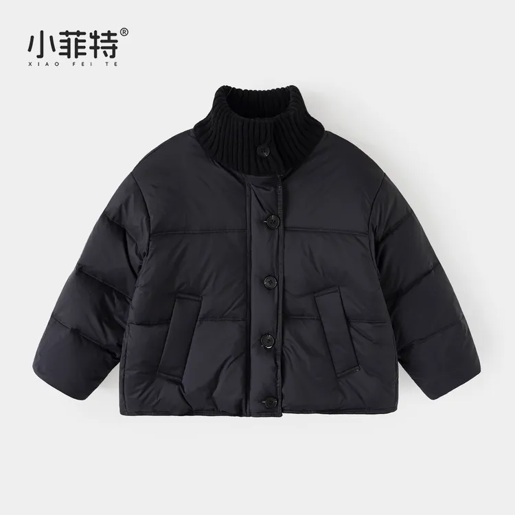 小菲特女童冬装加厚外套中大童保暖上衣儿童面包服棉衣YNYD57759