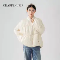 【蜜思仝专属】朝峰冬季休闲百搭白色保暖羽绒外套FJE5E681-6152Y