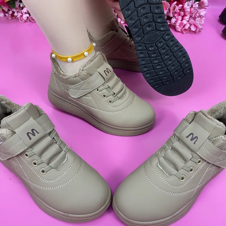 2025冬季新款老北京平底休闲棉鞋1205