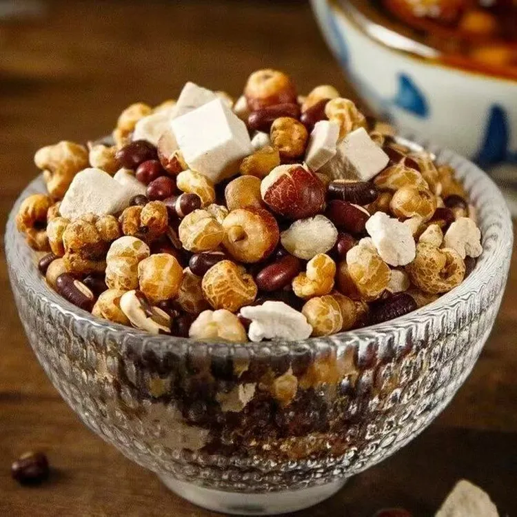 赤小豆薏米茯苓茶芡实茶炒熟薏米红豆水三蒸三晒煮泡即食养生湿茶