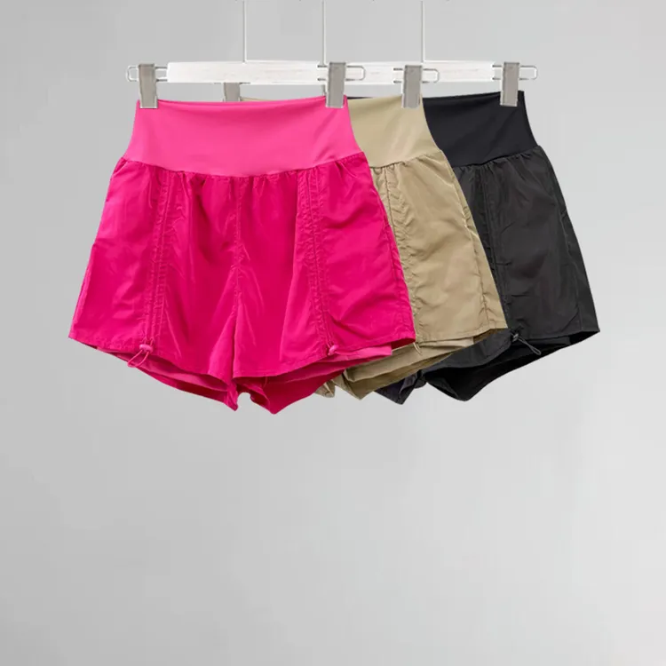 假两件运动短裤女新款瑜伽服夏季外穿防走光跑步高腰健身百搭鲍鱼