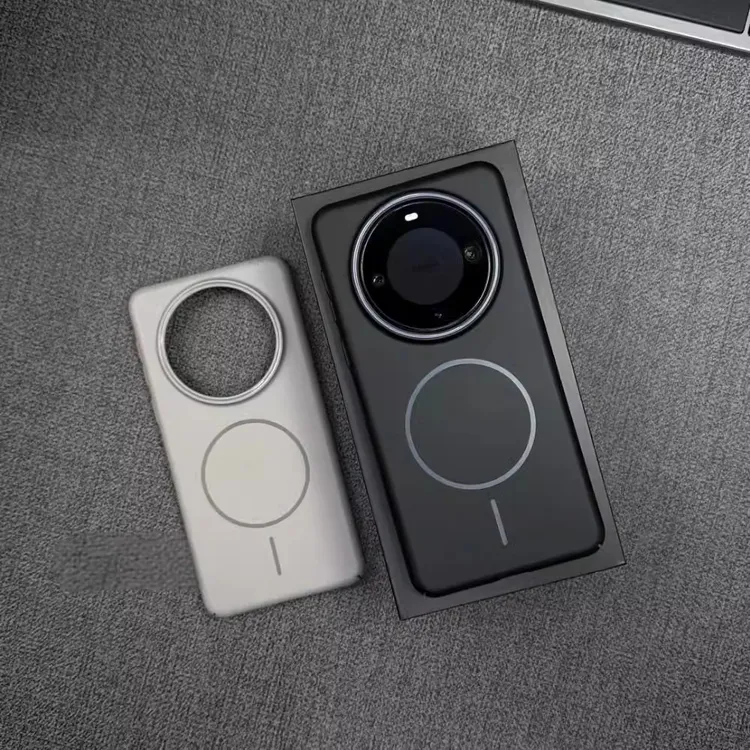 新款细磁吸圈适用华为mate70/60pro手机壳磨砂肤感超薄简约防摔套