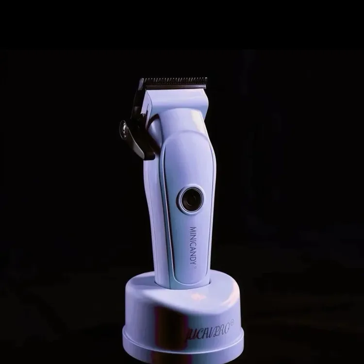 聚彩糖果MINI迷你粉色紫色旗舰推剪幻影刀头双滚珠无刷电机粉胖子