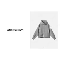 ANGE SUNNY【飞行员羊毛夹克】时尚新款 休闲连帽宽松夹克