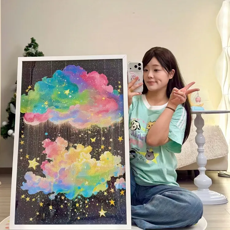 Ezz图韵小铺正品《星雨云境》300/500/1000高清木质拼图