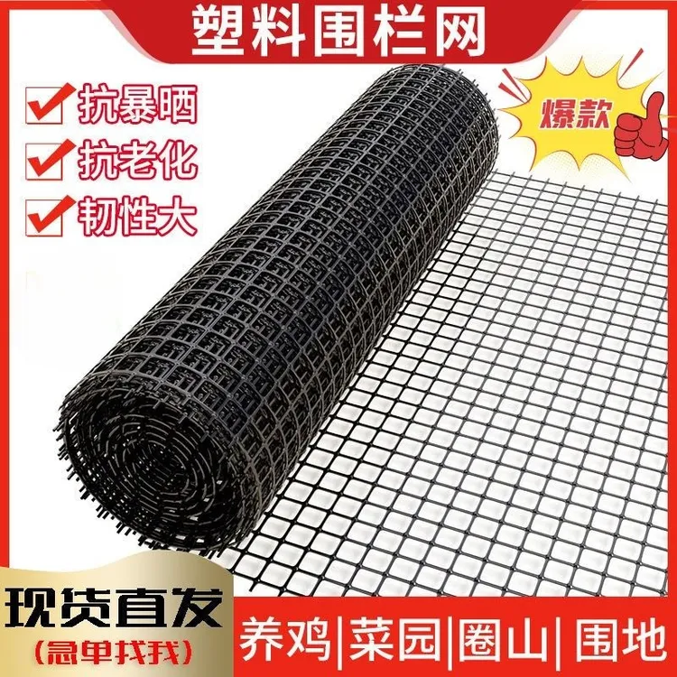 养鸡塑料网格围栏网拦鸡网家用玉米养殖网鱼塘防护网围栏户外栅栏