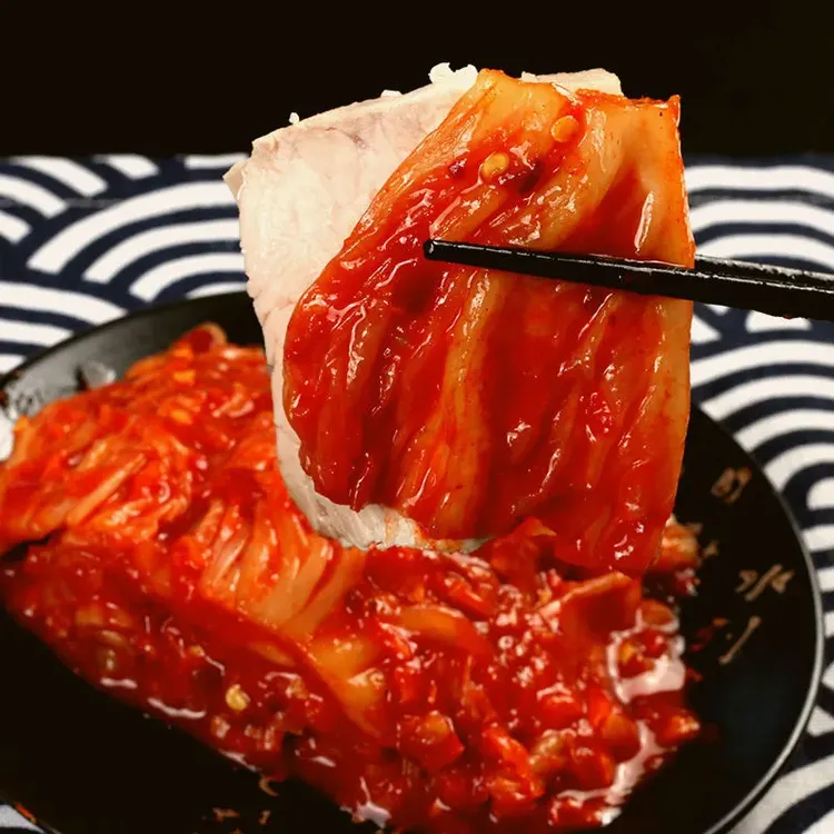 【厂家福利】东北韩式辣白菜下饭菜酸甜爽口韩式泡菜150g*5包