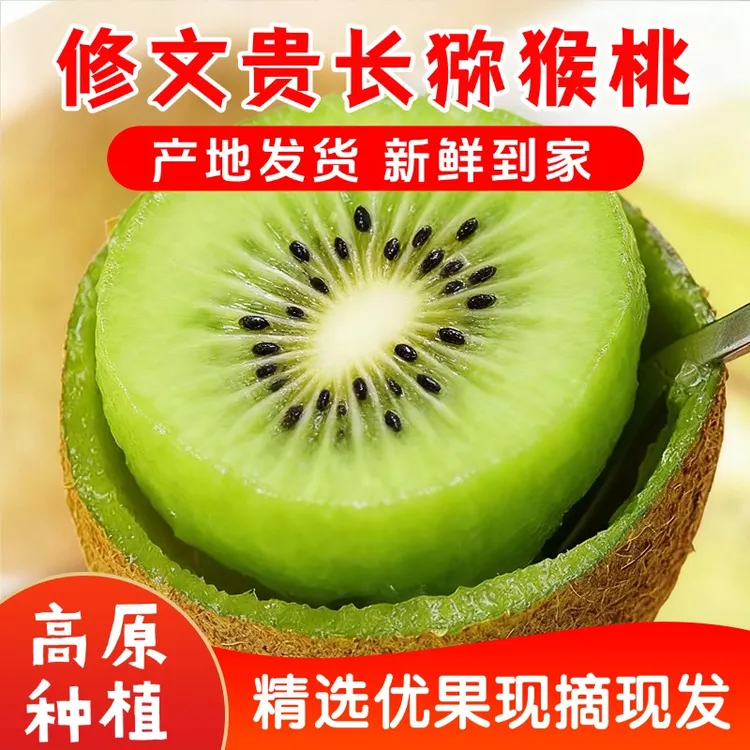 贵州修文贵长绿心猕猴桃新鲜应季水果香甜软糯多汁【小果】