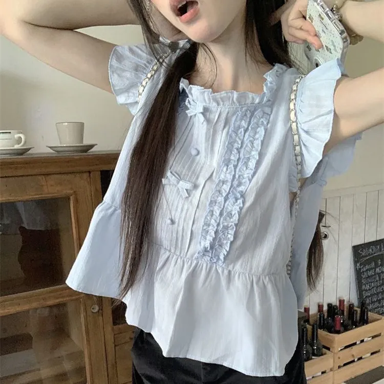 壹禾家女装纯欲法式慵懒甜辣风NO-退-NO换波点露背名媛蕾丝碎花