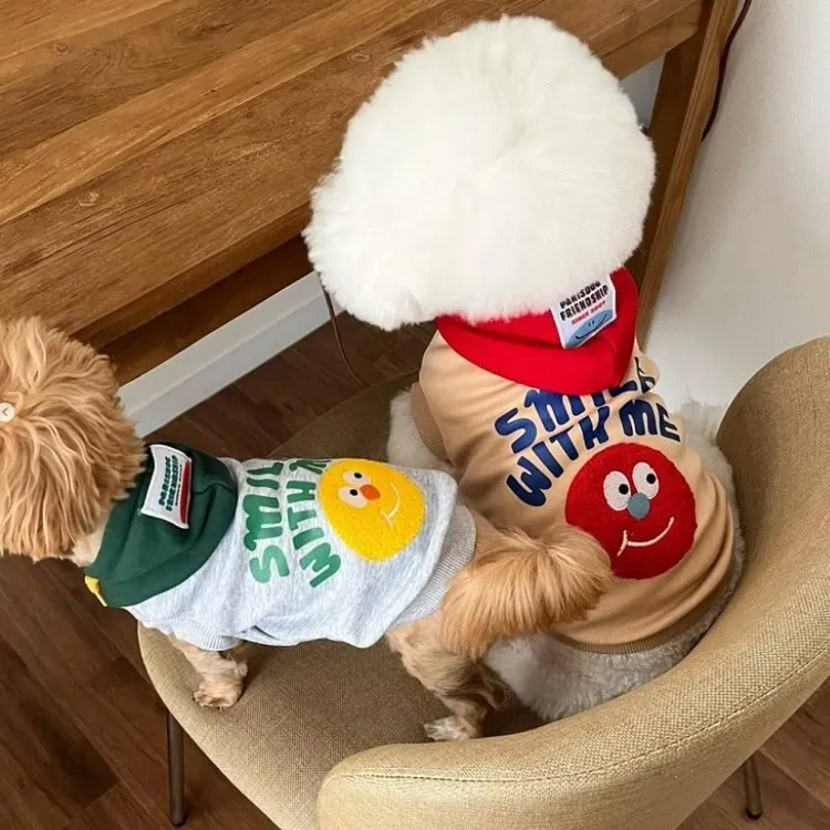 小狗狗衣服可牵引秋冬季天薄款卫衣超小体小型犬比熊泰迪约克夏