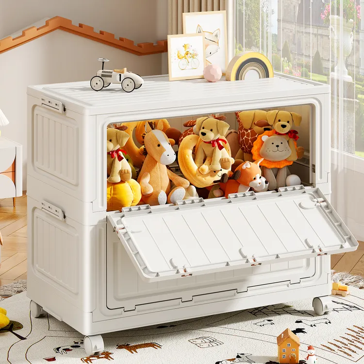 收纳箱衣服整理箱折叠款大容量带轮子卧室被子小户型收纳整理神器