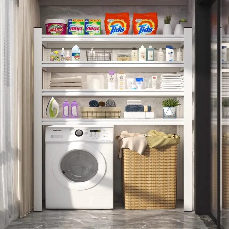 【实力老厂】下空式置物架洗衣机上方架子家用货架客厅收纳架储物架