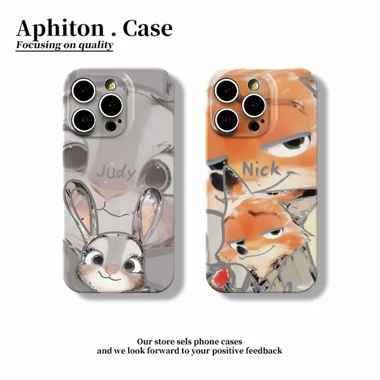 奥菲顿水墨朱迪尼克适用苹果16菲林手机壳华为vivo小米15oppo情侣