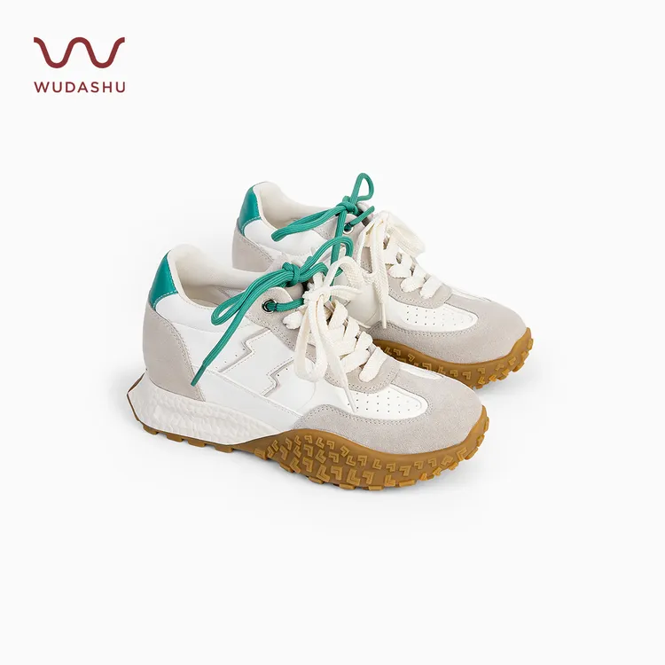 吴大叔2025年原创气垫缓震老钱风德训鞋灵珠百搭潮款琥珀流光女鞋
