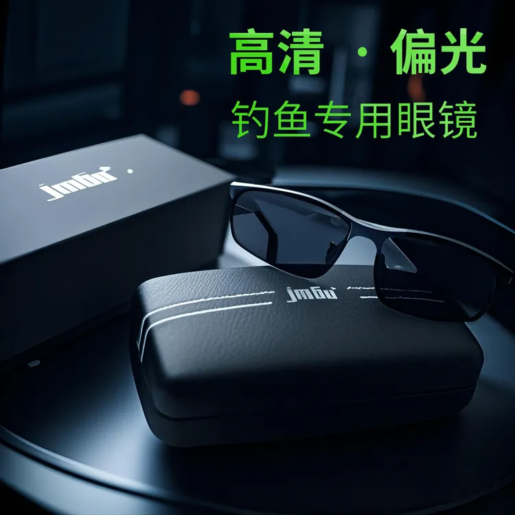 吉马奥钓鱼眼镜看漂专用超清增晰偏光镜路亚防强光日夜两用太阳镜