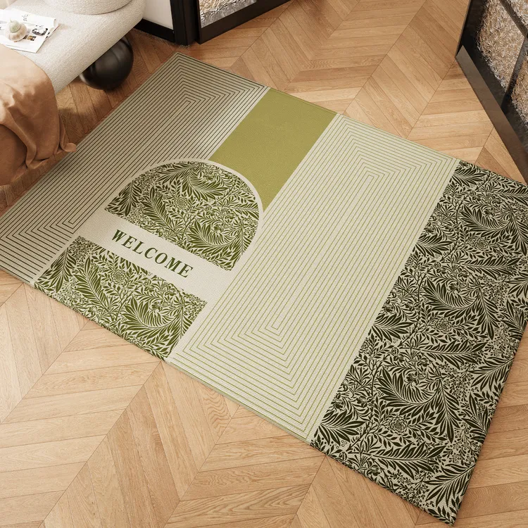忘忧虫轻奢入户门垫耐脏防滑玄关脚垫新款除尘免洗可擦进门地毯