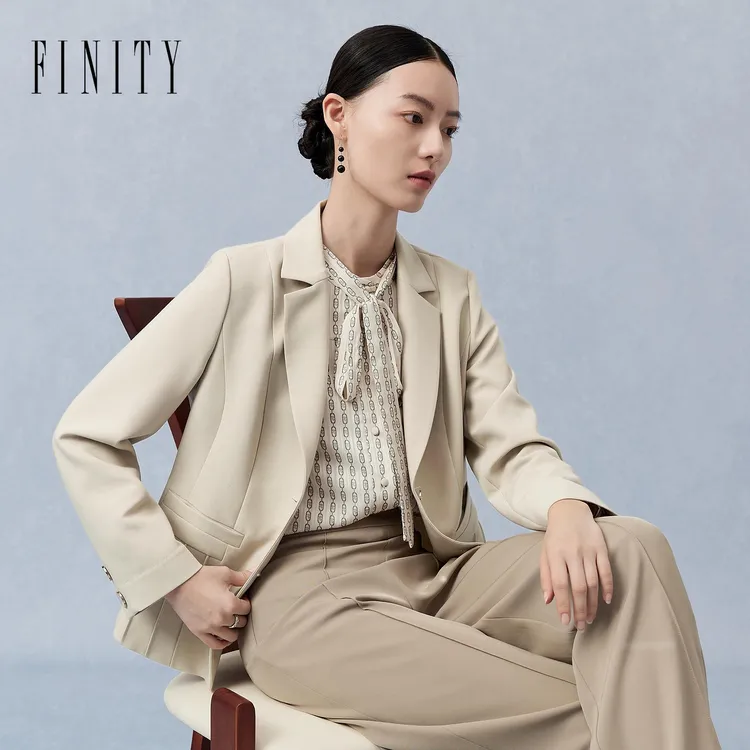 【粉丝专享】FINITY 高端休闲西装通勤收腰显瘦外套 F21X1A26X1