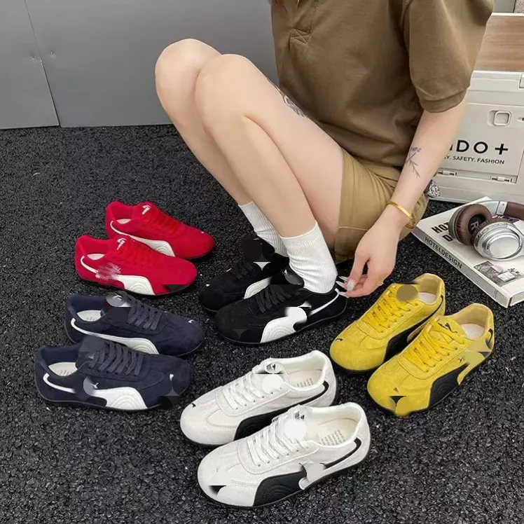 K607-系带耐磨机车运动板鞋时尚休闲潮流鞋