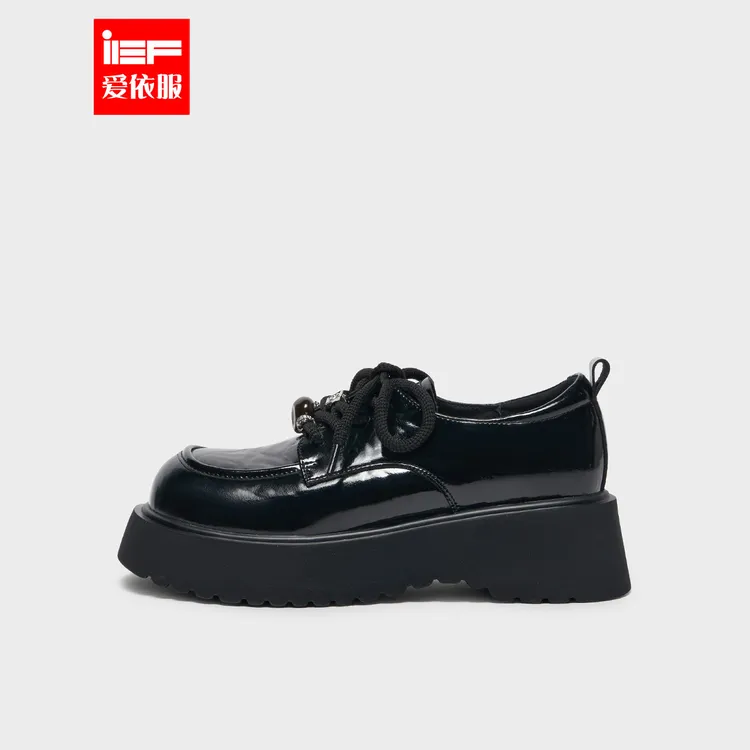 IEF/爱依服2025秋季新款英伦风时尚休闲百搭增高厚底牛津鞋