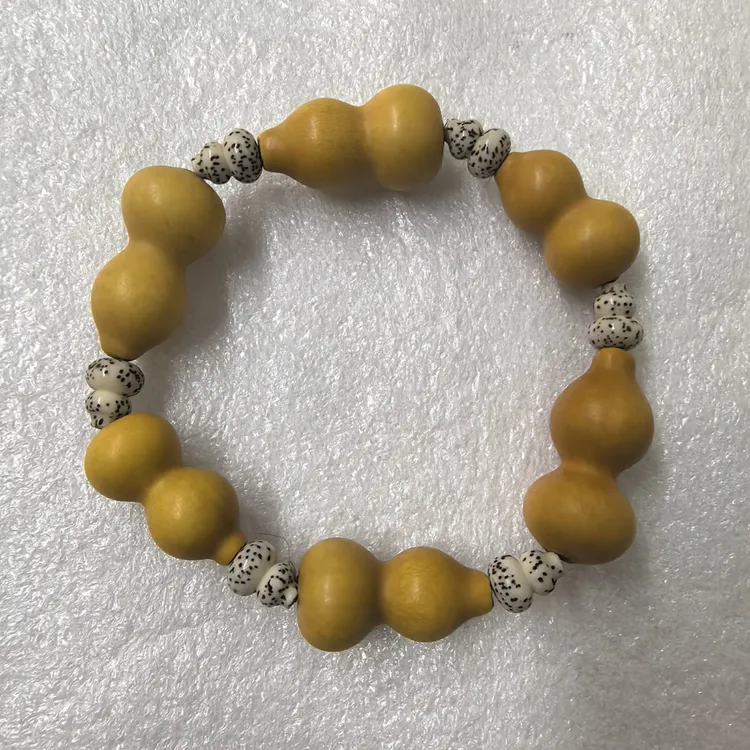 草里金菩提手链纯手工文玩把件天津嘴葫芦