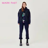 MARKFAST秀场同款设计师品牌拼色羽绒马甲情侣款M1CGU96000