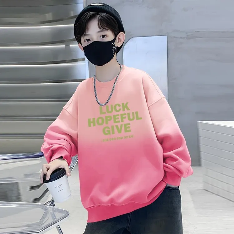 女童卫衣秋冬装2025新款儿童网红时髦中大童洋气女孩上衣