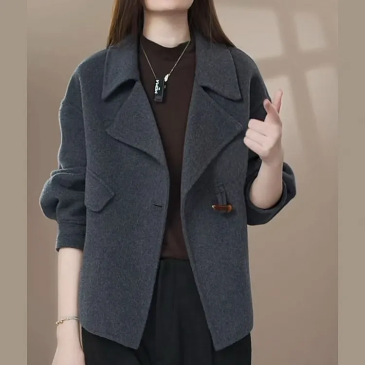 新款洋气冬季加厚休闲女装短款加绒外套女2025爆款洋气上档次