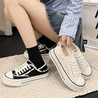 【梓薇推荐】FCS厚底潮流光变帆布女鞋W036  