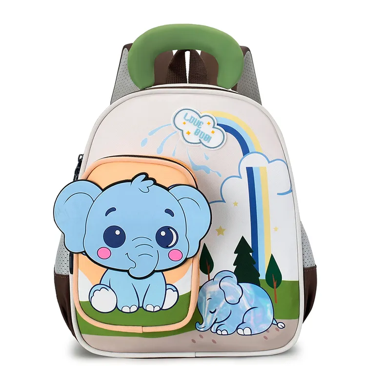 儿童书包女孩3-5岁小中班幼儿园可爱卡通双肩包男童宝宝防水背包