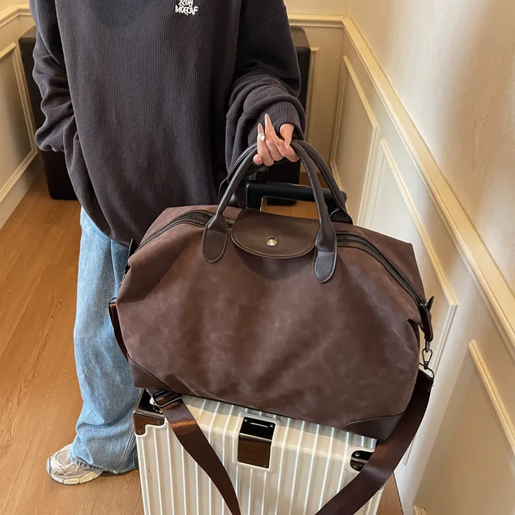 短途旅行包女轻便健身包待产手提袋子时尚外出行李包大容量托特包