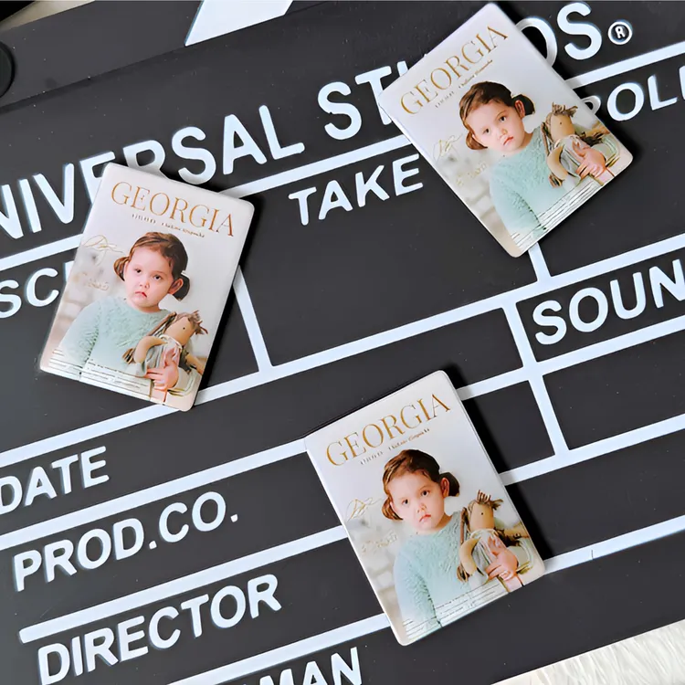 「独家珍藏」电影《乔治娅》官方授权海报冰箱贴 导演+主演双签名