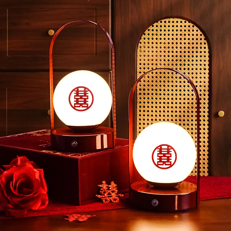 台灯婚礼中性光小夜灯复古简约中式