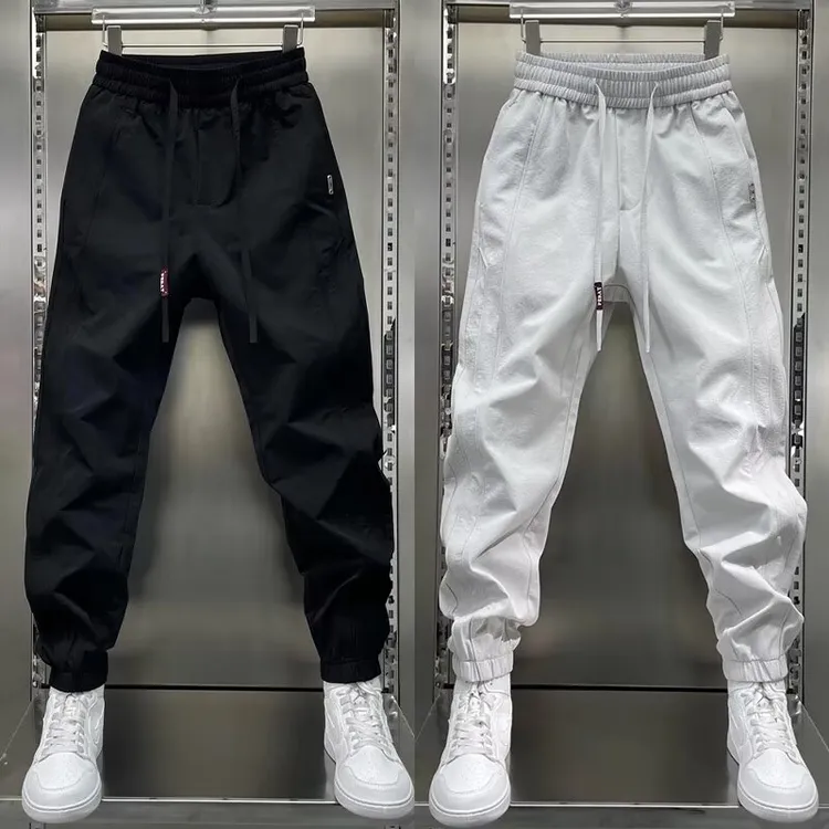 男士裤子2025夏薄款休闲裤潮版百搭束脚裤男宽松防晒速干运动长裤