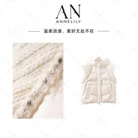 ANNELILY安琪琪【可希】新款上新时尚轻奢百搭羽绒马甲AM2509146