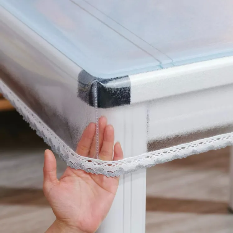 加厚透明长方形桌布烤火罩皮套防水防油桌布电炉罩套电烤火桌罩套