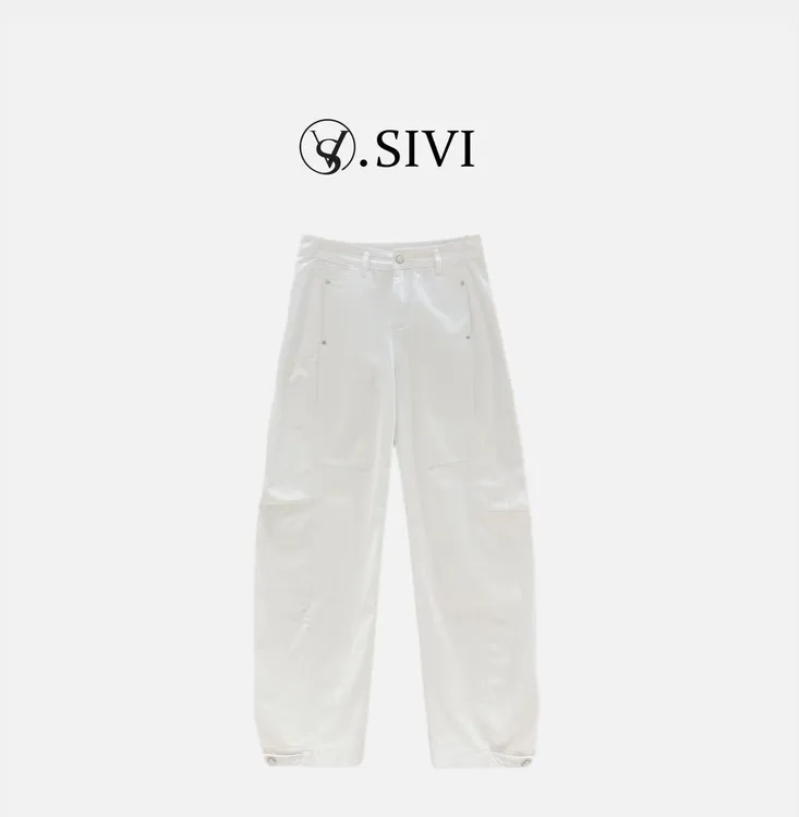 熙薇【迷途知返】2025早秋新款时尚百搭休闲工装牛仔裤H5242