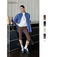 MAKE IF 设计师品牌 25秋冬新品 褶皱亲肤七分打底裤SOLSOL买手店