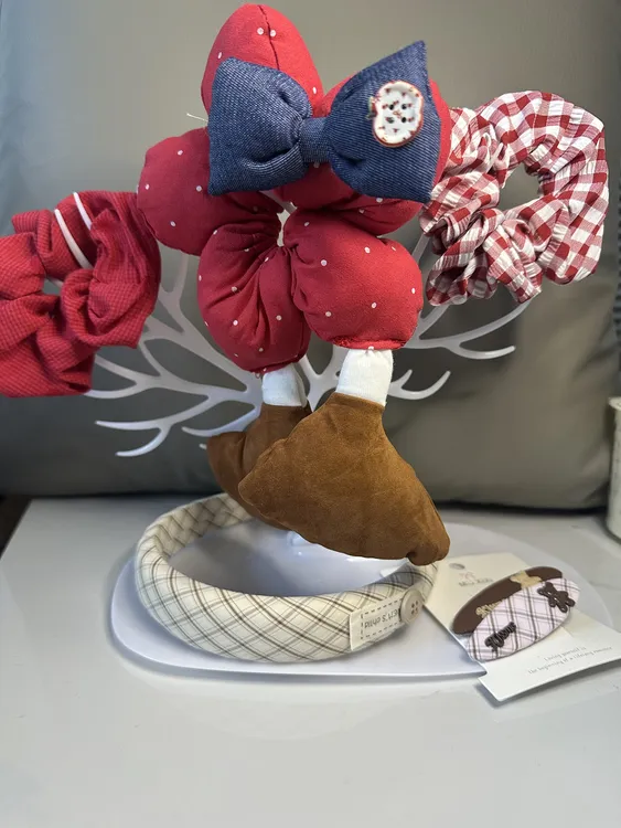 韩系甜美风卡通花朵波点发圈时尚发绳头饰百搭少女可爱简约发饰女