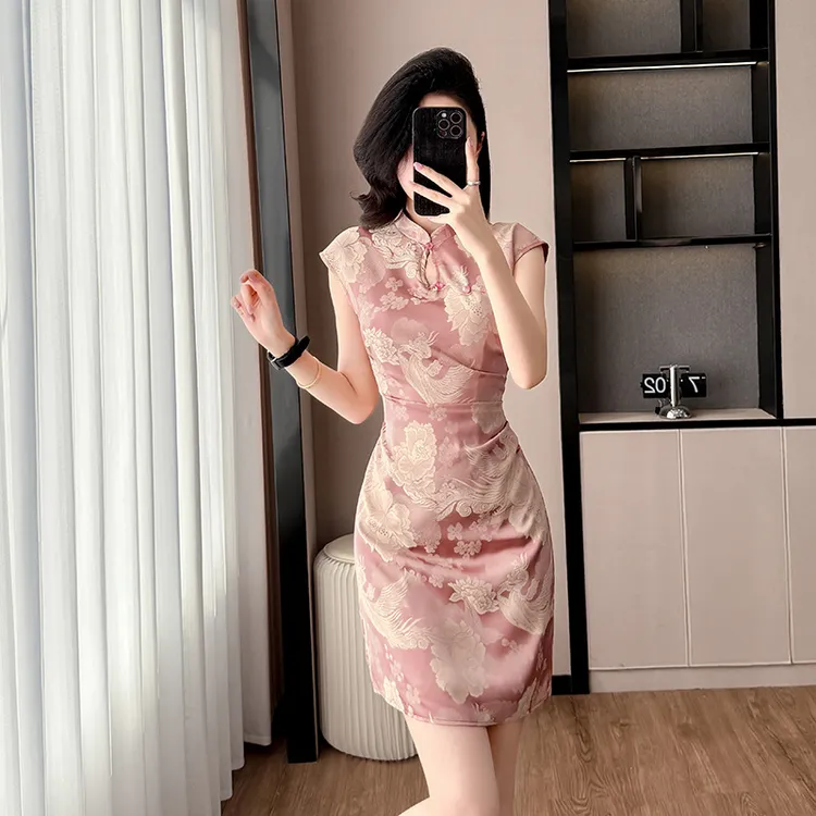 新中式改良旗袍2025新款夏季国风设计高级感小个子气质女装连衣裙