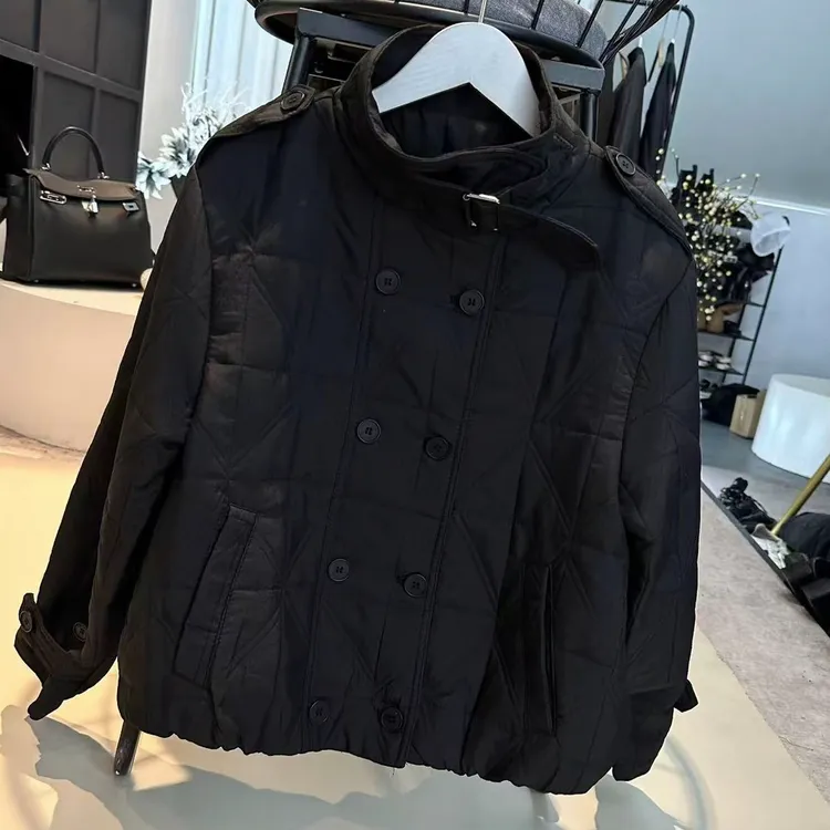 冬款设计感百搭时尚休闲立领短款小棉服