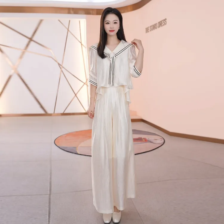 【两件套】早秋时尚女神修身洋气宽松气质休闲百搭显瘦减龄女装套