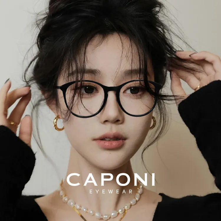 小香高级感黑框素颜黑色眼镜框镜架超轻猫眼眼镜女防蓝光近视3282